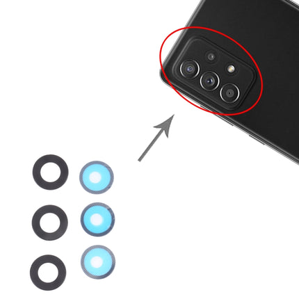 10 PCS Back Camera Lens for Samsung Galaxy A52 SM-A525-garmade.com