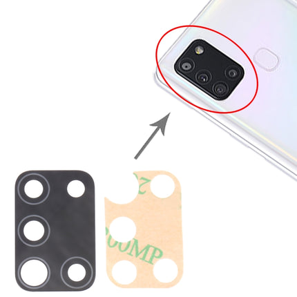 10 PCS Back Camera Lens for Samsung Galaxy A21s SM-A217-garmade.com