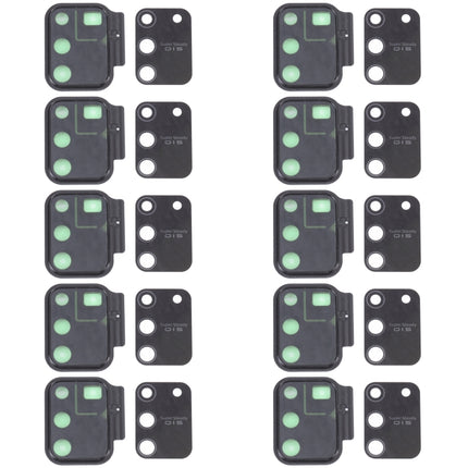 10 PCS Camera Lens Cover for Samsung Galaxy S10 Lite SM-G770(Black)-garmade.com