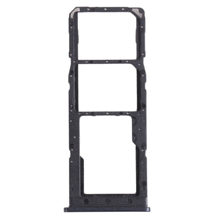 SIM Card Tray + SIM Card Tray + Micro SD Card Tray for Samsung Galaxy M12 SM-M127 (Black)-garmade.com