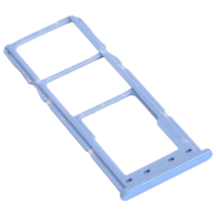 SIM Card Tray + SIM Card Tray + Micro SD Card Tray for Samsung Galaxy M12 SM-M127 (Blue)-garmade.com