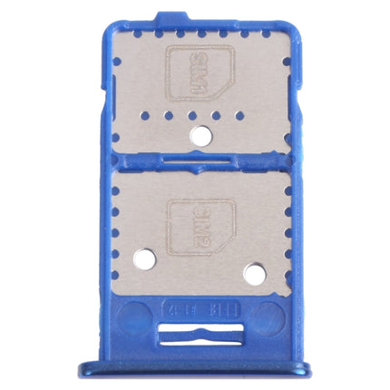 SIM Card Tray + SIM Card Tray + Micro SD Card Tray for Samsung Galaxy M31s SM-M317 (Blue)-garmade.com