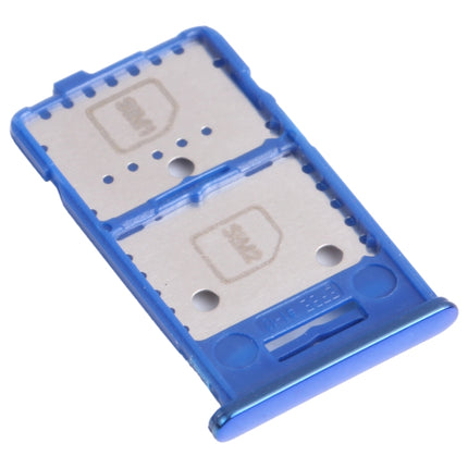 SIM Card Tray + SIM Card Tray + Micro SD Card Tray for Samsung Galaxy M31s SM-M317 (Blue)-garmade.com