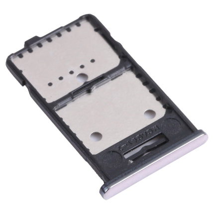 SIM Card Tray + SIM Card Tray + Micro SD Card Tray for Samsung Galaxy M31s SM-M317 (Silver)-garmade.com