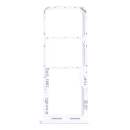 SIM Card Tray + SIM Card Tray + Micro SD Card Tray for Samsung Galaxy A22 SM-A225 (Silver)-garmade.com