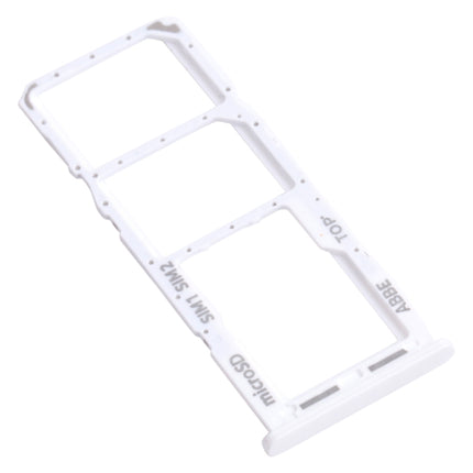 SIM Card Tray + SIM Card Tray + Micro SD Card Tray for Samsung Galaxy A22 SM-A225 (Silver)-garmade.com