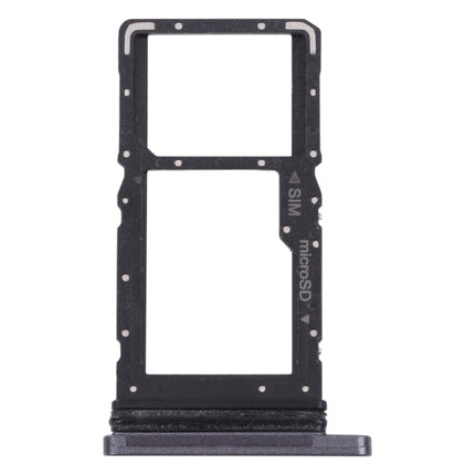SIM Card Tray + Micro SD Card Tray for Samsung Galaxy Tab A7 10.4 (2020) SM-T505 (Black)-garmade.com