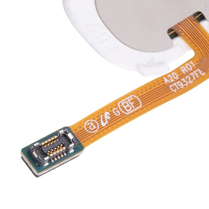 Fingerprint Sensor Flex Cable for Samsung Galaxy A20e / A20 (White)-garmade.com