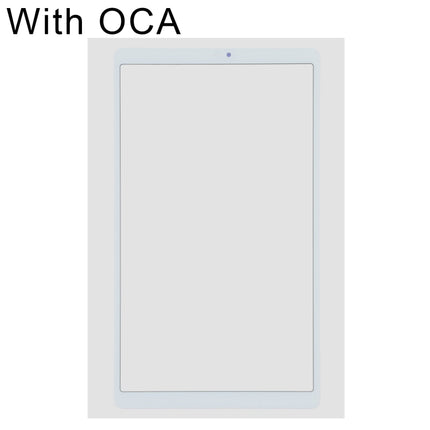 Front Screen Outer Glass Lens with OCA Optically Clear Adhesive for Samsung Galaxy Tab A7 Lite SM-T220 (Wifi) (White)-garmade.com