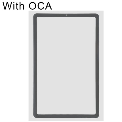 Front Screen Outer Glass Lens with OCA Optically Clear Adhesive for Samsung Galaxy Tab S6 Lite SM-P610/P615 (Black)-garmade.com