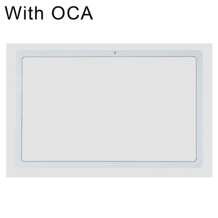 Front Screen Outer Glass Lens with OCA Optically Clear Adhesive for Samsung Galaxy Tab A7 10.4 (2020) SM-T500/T505 (White)-garmade.com