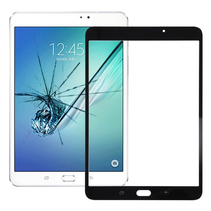 Front Screen Outer Glass Lens with OCA Optically Clear Adhesive for Samsung Galaxy Tab S2 8.0 / T713(Black)-garmade.com