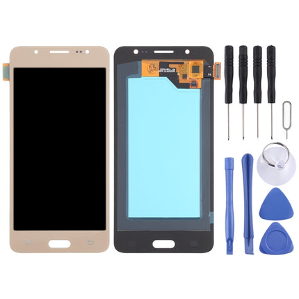 OLED LCD Screen for Samsung Galaxy J5 (2016) SM-J510 With Digitizer Full Assembly (Gold)-garmade.com