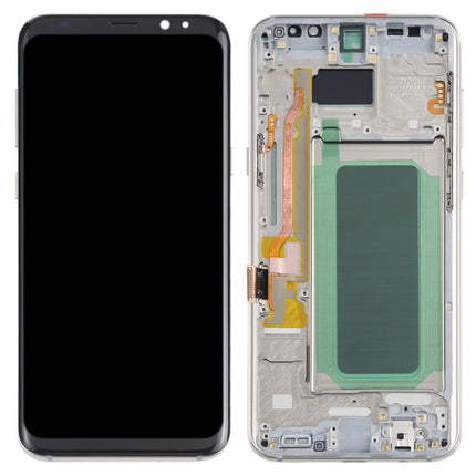 OLED LCD Screen for Samsung Galaxy S8+ SM-G955 Digitizer Full Assembly with Frame (Gold)-garmade.com