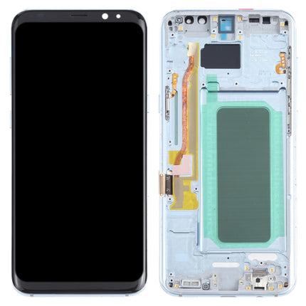 OLED LCD Screen for Samsung Galaxy S8+ SM-G955 With Digitizer Full Assembly with Frame (Blue)-garmade.com