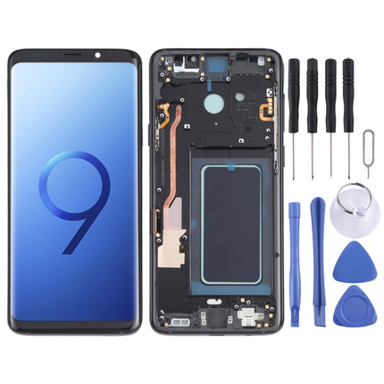 OLED LCD Screen for Samsung Galaxy S9+ SM-G965 Digitizer Full Assembly with Frame (Black)-garmade.com