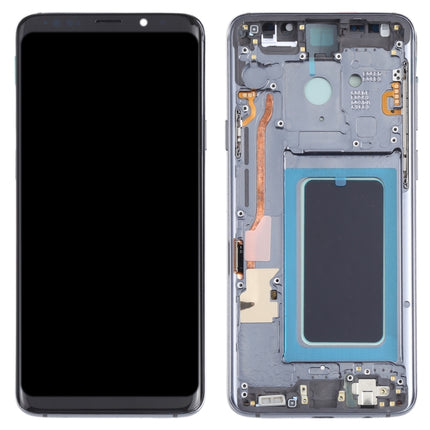 OLED LCD Screen for Samsung Galaxy S9+ SM-G965 Digitizer Full Assembly with Frame (Grey)-garmade.com