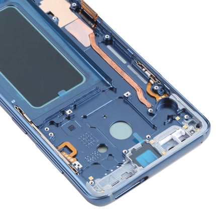 OLED LCD Screen for Samsung Galaxy S9+ SM-G965 Digitizer Full Assembly with Frame (Blue)-garmade.com