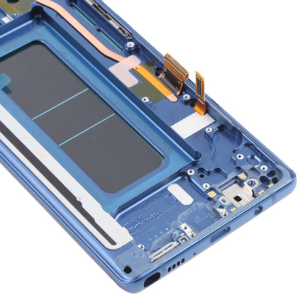 OLED LCD Screen for Samsung Galaxy Note 8 SM-N950 Digitizer Full Assembly with Frame (Blue)-garmade.com