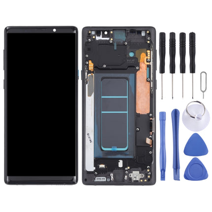 OLED LCD Screen for Samsung Galaxy Note9 SM-N960 Digitizer Full Assembly with Frame (Black)-garmade.com
