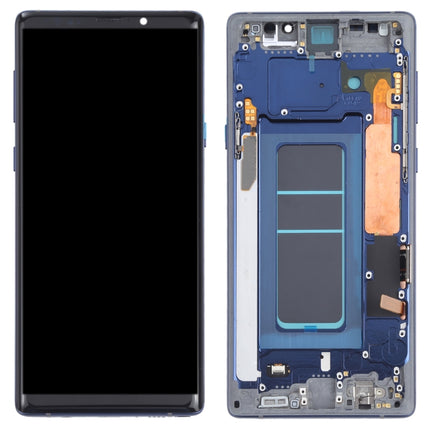OLED LCD Screen for Samsung Galaxy Note9 SM-N960 Digitizer Full Assembly with Frame (Blue)-garmade.com