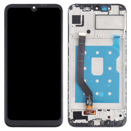 OEM LCD Screen for Huawei Y7 (2019)(Low Version) Digitizer Full Assembly with Frame(Black)-garmade.com