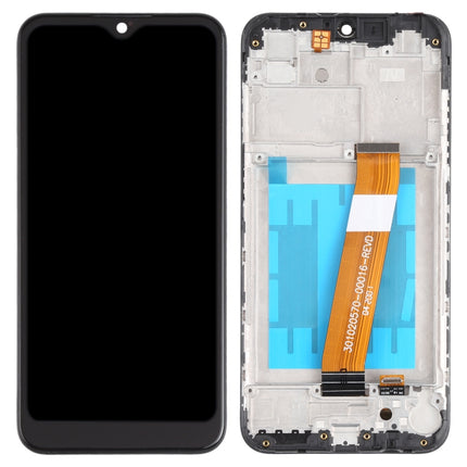 OEM LCD Screen for Samsung Galaxy M01 Digitizer Full Assembly with Frame (US)-garmade.com