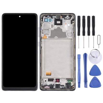 incell Material LCD Screen and Digitizer Full Assembly with Frame (Not Supporting Fingerprint Identification) for Samsung Galaxy A72 4G SM-A725-garmade.com