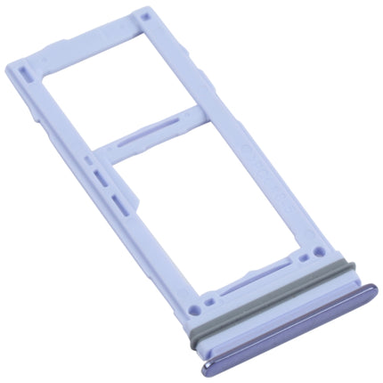 For Samsung Galaxy A52S 5G SM-A528 SIM Card Tray + SIM Card Tray / Micro SD Card Tray (Purple)-garmade.com