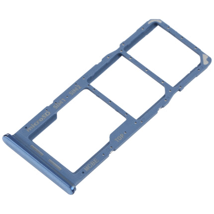 For Samsung Galaxy M32 SM-M325 SIM Card Tray + SIM Card Tray + Micro SD Card Tray (Blue)-garmade.com