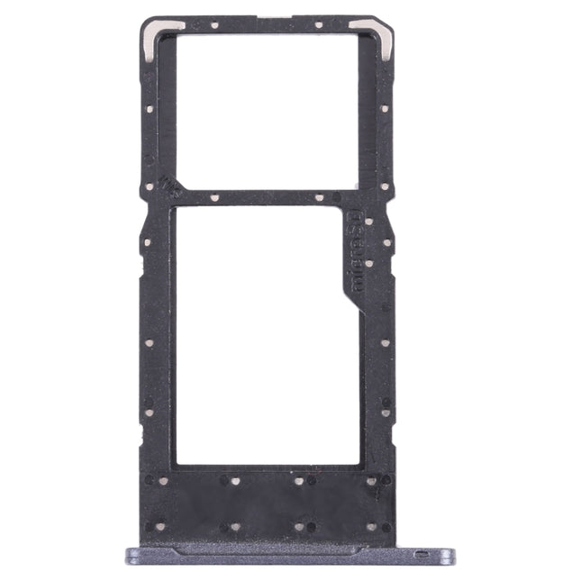 SIM Card Tray + Micro SD Card Tray for Samsung Galaxy Tab A7 Lite SM-T225 (Black)-garmade.com