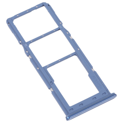 For Samsung Galaxy M32 5G SM-M326B Original SIM Card Tray + SIM Card Tray + Micro SD card tray (Blue)-garmade.com