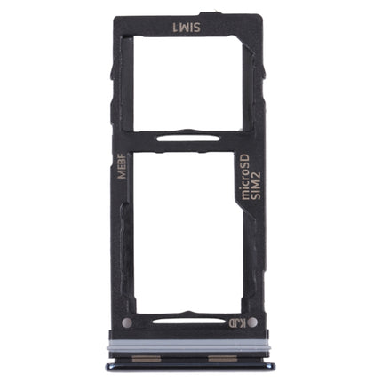 For Samsung Galaxy M52 5G SM-M526B Original SIM Card Tray + SIM Card Tray / Micro SD card tray (Black)-garmade.com