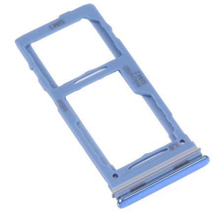 For Samsung Galaxy M52 5G SM-M526B Original SIM Card Tray + SIM Card Tray / Micro SD card tray (Blue)-garmade.com