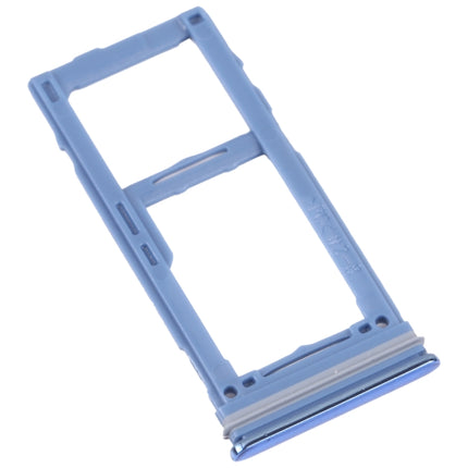 For Samsung Galaxy M52 5G SM-M526B Original SIM Card Tray + SIM Card Tray / Micro SD card tray (Blue)-garmade.com