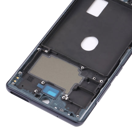 For Samsung Galaxy S20 FE 5G SM-G781B Middle Frame Bezel Plate (Black)-garmade.com