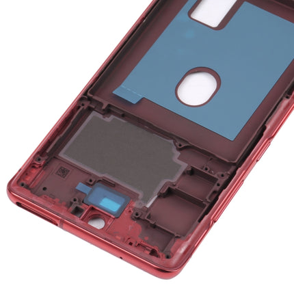 For Samsung Galaxy S20 FE 5G SM-G781B Middle Frame Bezel Plate (Red)-garmade.com