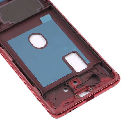 For Samsung Galaxy S20 FE 5G SM-G781B Middle Frame Bezel Plate (Red)-garmade.com