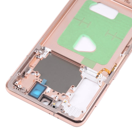 For Samsung Galaxy S21+ 5G SM-G996B Middle Frame Bezel Plate (Pink)-garmade.com