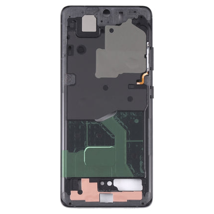 For Samsung Galaxy S21 Ultra 5G SM-G998B Middle Frame Bezel Plate (Black)-garmade.com