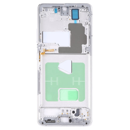 For Samsung Galaxy S21 Ultra 5G SM-G998B Middle Frame Bezel Plate (Silver)-garmade.com