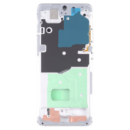 For Samsung Galaxy S21 Ultra 5G SM-G998B Middle Frame Bezel Plate (Silver)-garmade.com