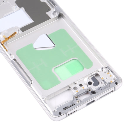 For Samsung Galaxy S21 Ultra 5G SM-G998B Middle Frame Bezel Plate (Silver)-garmade.com