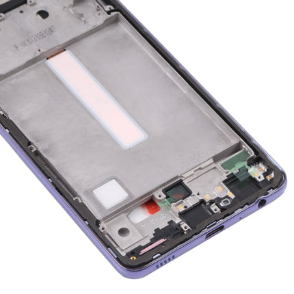For Samsung Galaxy A52 5G SM-A526B Middle Frame Bezel Plate (Purple)-garmade.com