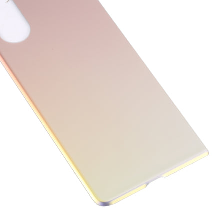 For Samsung Galaxy Z Fold3 5G SM-F926B Glass Battery Back Cover (Gold)-garmade.com