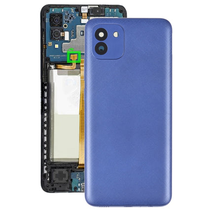 For Samsung Galaxy A03 SM-A035F Battery Back Cover (Blue)-garmade.com