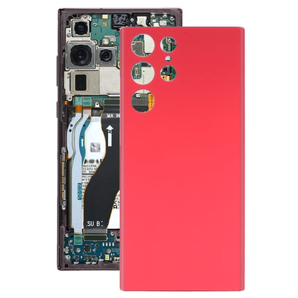 For Samsung Galaxy S22 Ultra Battery Back Cover (Red)-garmade.com