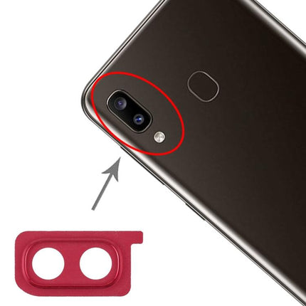 10 PCS Camera Lens Cover for Samsung Galaxy A20 Red-garmade.com