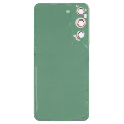 For Samsung Galaxy S22 5G SM-S901B Battery Back Cover with Camera Lens Cover (Pink)-garmade.com