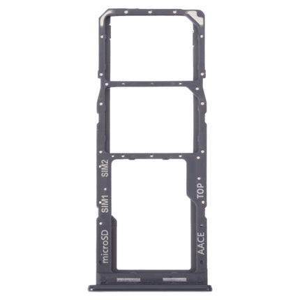 For Samsung Galaxy A13 SM-A135 Original SIM Card Tray + SIM Card Tray + Micro SD Card Tray (Black)-garmade.com